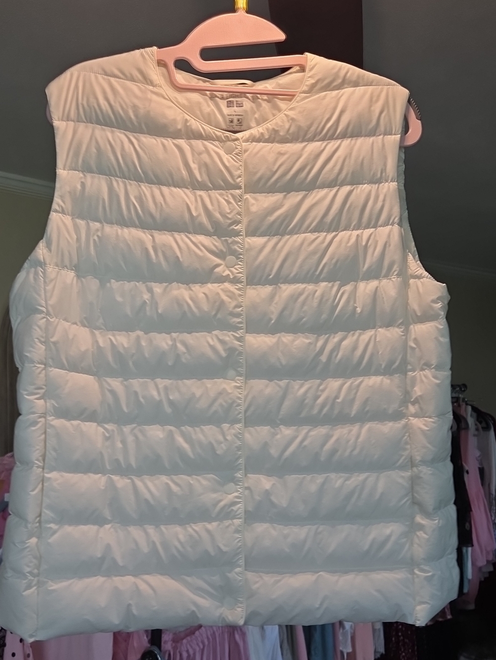 Lightweight Vintage Down Puffer Vest. Super Soft!